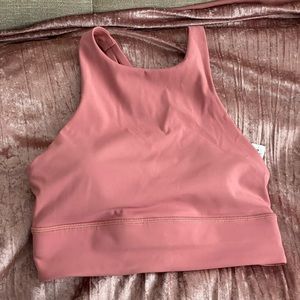 Energy Bra High Neck Long Line Rib
